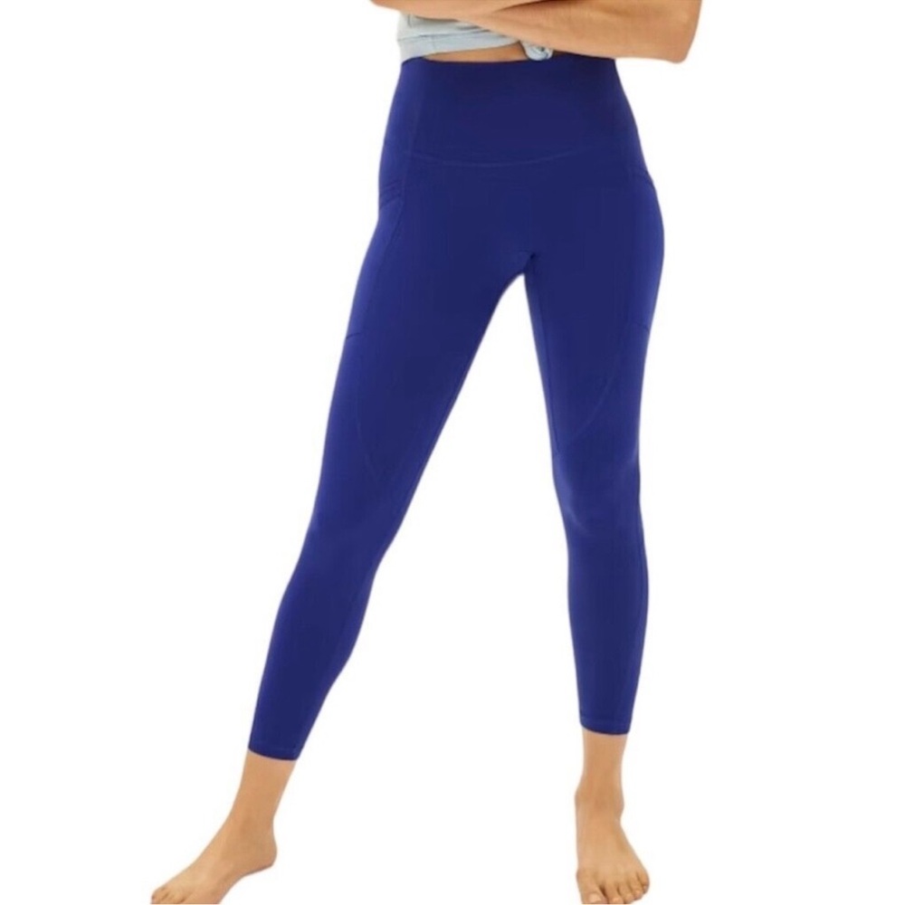 Everlane The Perform Pocket Leggings Cobalt Blue Size Medium